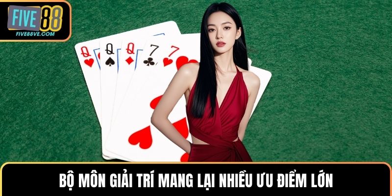 Bộ môn giải trí mang lại nhiều ưu điểm lớn