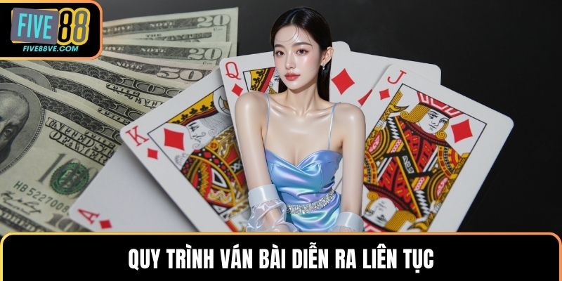 Quy trình ván bài diễn ra liên tục